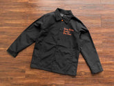 Orange Vlone Logo Black Jacket